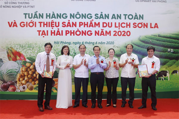 Tuần lễ hàng nông sản an toàn Sơn La năm 2020 - Tổ chức tại Hải Phòng