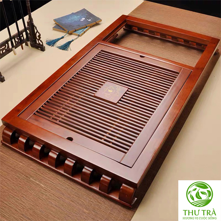 Bàn trà gỗ thiết kế thông minh T04