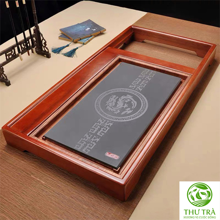 Bàn trà gỗ mặt đá cao cấp T05